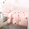 Baby beddengoed set kinderen quilt cover zonder te vullen van 1 st katoenen wieg dekbedoverdek cartoon babywieg quilt deksel 150*120 cm ademende 240509