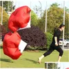 Running Chute Soccer Speed ​​Training Drag Parachutes Outdoor Fotboll Fysisk utrustning motståndsparaply Drop Delivery Dhicb