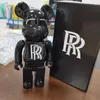 Новая акция RR Pure Black Bear Bear Bear Большой размер 400% -1000% модная руна для кукол