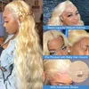 13x6 HD transparant kanten voorpruik 613 Blonde lichaamsgolf 13x4 Lace frontale menselijke haarpruik 30 inch gluueless pruiken voor vrouwenkeuze