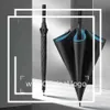 On-Course Umbrella Designer Windproof Double Automatic Folding Golf Umbrella Female Male 10 Bone Luxury Large Business Umbrellas Men Women Gift Parasol 483