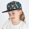 Nowy szczyt czapki Śliczne drukowanie szczytowe czapki osobowe kreskówkowe graffiti Baseball Hat for Boys Girls Spring Summer