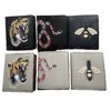 Herenontwerpers Animal Korte portemonnee Leer Zwarte slang Tiger Bee Wallets Women Long Style Luxury portemonnee portemonnee kaarthouders met cadeau BO 225S