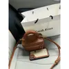 Brown Mini Handbag Mode coréen Fashion High Quality Womens Simple Pu Pu Leather décontracté un sac crossbody Sac 240429