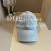 Designer Ball Caps Luxury Vintage Denim Baseball Cap Summer Sports Breatble Hat Unisex Daily Casual Hat Outdoor Travel Sunhat