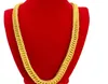 Hip Hop Mens Halskette Drachenkette 18K Gelbgold gefüllt männlich männliche Halskette 23 Zoll Rockstil Accessoires Juwely3322656