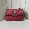 Kurt Geiger Eagle Heart Rainbow Leather Tas Tas Vrouwen Designer schoudertas Crossbody Koppeling Travel Turnus met zilveren ketting