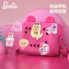 Barbie New Light Tide Small Children's China-Chic One shoulder Baby Kindergarten Cartoon Crossbody Bag Gift DIY 78% factory wholesale