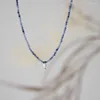 Pendant Necklaces Titanium Natural Beads Freshwater Pearl Necklace Women Jewelry Punk Designer Runway Rare Gown Boho Japan Korean