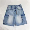 Herren Shorts Jeans Designer Jean Short Casual Slim Ripped Paint Reißverschluss Patch Denim Shorts für Men Street am1163