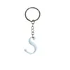Charms White grandes lettres porte-clés de porte Keackchains Party Favors Ring Key Chain Ring Gift For Fans Kids Keyring Scolarbag approprié Pend OTNLS