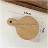 Openers Blank Diy Beech Wooden Round Shape Bottle Opener Coaster Fridge Magnet Decoration Beer Custom Logo Home Garden Kitchen Drop D Ot0Q8