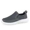 Men Women Running Shoes Comfort Slip-On Wear-Resistant Anti-Slip Red Grey Black Shoes Mens Trainers Sports Sneakers