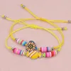 Bracelets de charme 10pcs/lote colorido kit kit jóias de moda para amizade judeu presentes por atacado