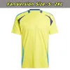 2024 Jerseys de fútbol de Suecia Larsson Mens National Team Retro Dahlin Brolin Ingesson 2026 Clasificadores en casa Amarillo Amarillo Azules Azules Adultos Camas de fútbol Uniformes Kit para niños