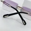 Novos óculos de sol quadrados de design de moda 50161u Metal Frame Lens sem aro Lente Double Rope Templos Elegância e Estilo Popular Glasses de Proteção UV400 Outdoor