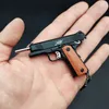 Alloy Gun Model Toy 1:3 Upgraded Version Wood Handle Exquisite Detachable Pistol Gun Metal Pendants 1911 Guns Fidget Toy Stress Relief Model Toys 065