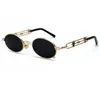 Lunettes de soleil style mode métal rond steampunk hommes rétro vintage vapeur gothique punk verres de soleil pour femmes été 2022Sunglasses1778492