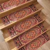 Carpets élégant motif de style européen Modèle de tapis d'escalier imprimés