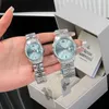 Empress Dowager Womens Watch Ice Blue Bleu petit et populaire Luxury Luxury Fashion Imperpose Calendrier Calendrier Calendrier Quartz Watch925k