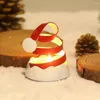 Candele per candele 3pcs Cappello di Natale Avvolgimento Candlestick Creative Iron Holder Cup