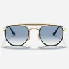Podwójne okulary przeciwsłoneczne mody sześciokątne okulary przeciwsłoneczne męskie okulary słoneczne des lunenettes de soleil man okulary ze skórzaną obudową i 219h