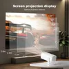 Проекторы Salange 4K Projector Wi -Fi6 BT5.4 Автоматическая калибровка Фокус Интеллектуальная Android 11 720p Home Theatre Pocket Beam J240509