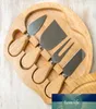 4 couteaux de fromage Set Fromage Coudlates en acier inoxydable Fromage Slick Cutter Wood Poignée Mini couteau à couteau Spatule Spatule 4574111