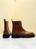 Orteil carré Men authentique mode confortable Boots d'hiver en cuir P30d50