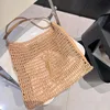 Designer Straw Bag Beach Tote Tas Tas Hollow Handtas Bag ICARE Lafiet Strawed plus grote boodschappentas voor vrouw Mens Fashion Bag Designer Vakantie Crossbody Bag