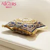 Avigers luxuriöser Kissen Druck Quasten Samt Throw Pillow Core Home Decorative European Design Srusader Sofa Schlafzimmer Kissen Y200723 241m