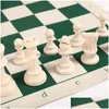 Jeux d'échecs 65/75 / 95 mm pièces Adt Enfants Intellectuel Toys Championnat de personnage en plastique jeu 231218 Drop Livraison DHLDG