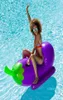 Hele 190 cm 75 inch gigantische opblaasbaar aubergine pool float 2018 zomer rideon luchtbord drijvende vlot matras water strand speelgoed 7323980