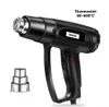 220V Heat Gun Power Tools 2000W Elektrische Air Guning met vier mondstukbevestigingen Digitale elektronische verwarmingspistolen 1800W 2000W214Z3896848