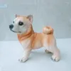 Decorative Figurines Resin Crafts Simulated Dog Ornaments Living Room TV Cabinets Craft Decorations Cartoon Wholesale