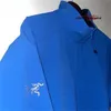 Designer de marque Broidered Spring Jackets Epsilon Lt Men's Zip Up Socket Blue Softshell Shell Jacket 7zod