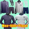 Англия с длинным рукавом 24 25 Mead Soccer Jerseys Kane Sterling Rashford Sancho Grealish Mount Foden Saka 2024 Национальная футбольная рубашка