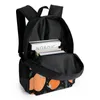 Backpack Orange Cartoon Fruit With Print Large Capacity Travel Back Pack Pocket 42x30.5cm