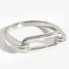 Cluster Rings 2024 925 Sterling Silver Designer Ovate Ring For Women Joyas Plata De Ley Autentica Anello Argento Bisuteria