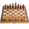 Échecs jeux de jeux Board 24-39 cm ADT Enfants Give Family Game Pièces en bois massif Classic Classic Classic Fabriqué à la main 230613 Drop Livraison Dhyng