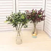 Fiori decorativi 39 cm Plastica per bouquet di bacche di fiori artificiale per decorazione natalizia arredamento per la casa decorazione per la casa di compleanno falsa da interno