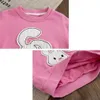 Pullover Baby Girl Sport Shirt Childrens Rabbit Print Hoodie Dikke Shirt Lente/Zomer 2024 Kinderkleding Leeftijden 1 tot 6 PrincessL2405