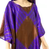 EST Afrika Elbiseleri Kadınlar için Geleneksel Düğün Gelin Giyim Orijinal Riche Dashiki Robe Baskılı gece önlükleri Eşarp 240422