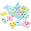 Montessori Toys Baby 0 12 Months Wooden Sensory Game Development Educatief Leren Cube for Babies 1 Year 240509