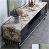 Table Runner From Rose European TV Cabinet ER TASS TASSEL CAPLOCH