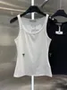 Camisole vest summer new embroidery bee cotton women's models high elasticity Slim thin