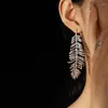 Серьги Серьги серебряный цвет геометрический падение для женщин творческий дизайн модный элегантный