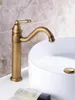 Mutfak Muslukları Eşsiz Klasik Yüksek Kaliteli Anitique Bakır Bronz Musluk Altın Banyo Top Villa Washware Toptan No.102