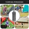 Sacs de rangement Tent Stakes Holder Oxford Tissu Camping Sac à nails Papier portable PARTICON POUR RADIGNE EXTÉRIEUR