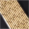 Picie słomek biodegradowalny papier bambusowy st sts ekologiczny 25pcs na partię Partię Użyj na promocji Dostawa z upuszczeniem do domu gar dhkfg